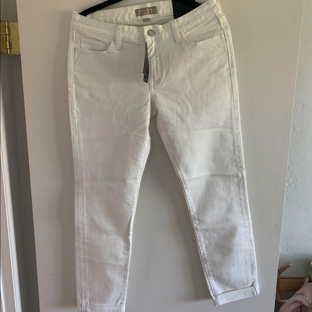 Banana Republic White Denim
